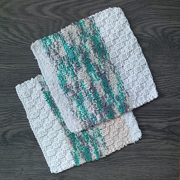 Scrubbing Stripes Dish Cloth - Picture 2 of 7